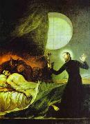 Francisco Jose de Goya St.Francis Borgia Exorsizing Sweden oil painting artist